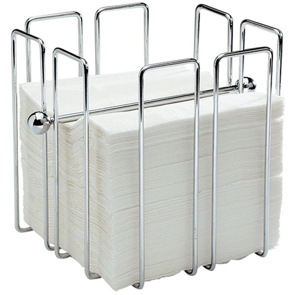 Porte-serviettes Stalgast, chromé, 195 x 195 x 190 mm (LxPxH), TT4405190