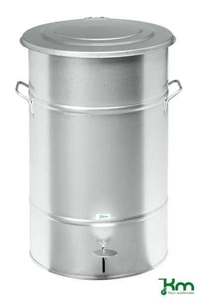 Poubelle Kongamek 70 l, galvanisée, KM70GF