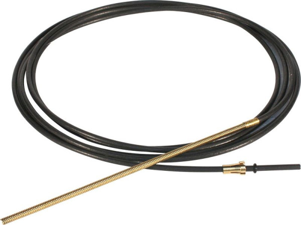 ELMAG âme en carbone PTFE 3 m, spécialement pour l'aluminium, l'acier inoxydable et le fil à souder Mig Ø 0,6 -1,2 mm, 54442