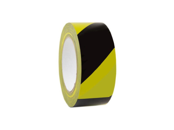 Ruban de marquage au sol Mehlhose standard noir/jaune 50mmx33m, KMSW05033