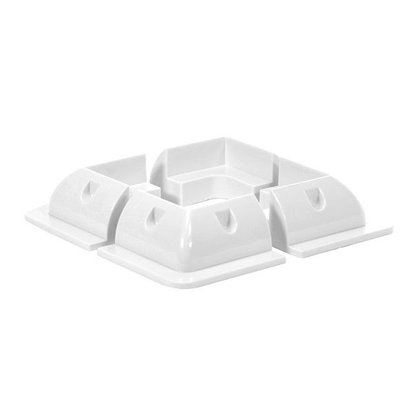 Jeu de profilés d'angle Offgridtec ABS blanc 150x150mm, 8-01-006530