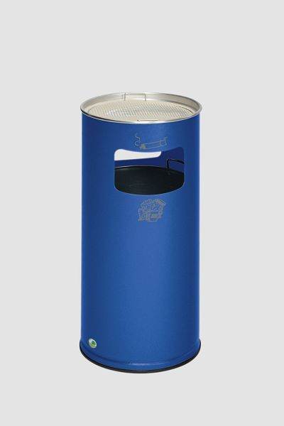 VAR poubelle / cendrier H 70K, bleu gentiane, 3053