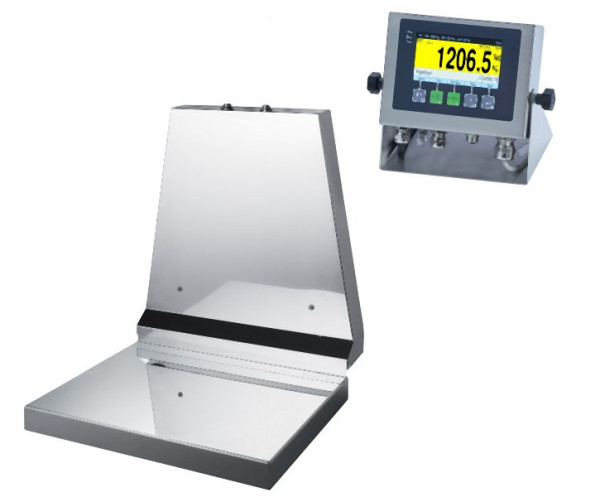 Balance murale FLINTAB standard, 60 kg, acier inoxydable, avec IT1, cellule de pesée VA-IP68, calibrée, PS6813.01-1300-524