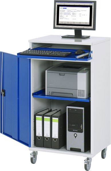 Armoire informatique RAU, mobile, 650x1185x520 mm, 07-650-M60F.11