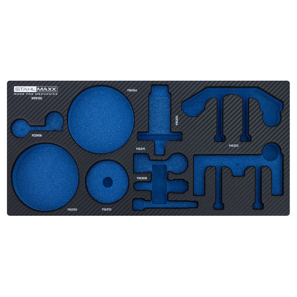Insert en mousse Stahlmaxx 1/3 comme Audi, XXL-999126S