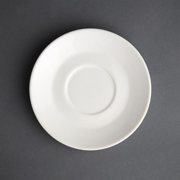 OLYMPIA Café soucoupes blanches 15.8cm, UE: 12 pièces, GL048