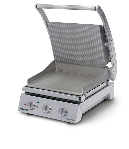 Station de gril Roband GSA610R-F avec plaques en aluminium moulé sous pression avec éléments chauffants intégrés et arcs en téflon en option, GSA610R-F
