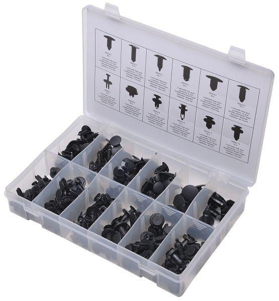 Assortiment de clips de montage SW-Stahl, universels, 192 pièces, S8033