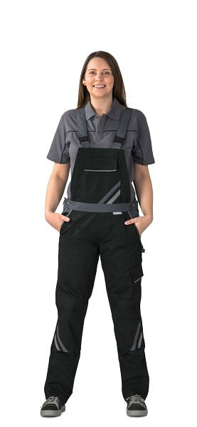 Salopette femme Planam Highline, noir/ardoise/zinc, taille 46, 2719046