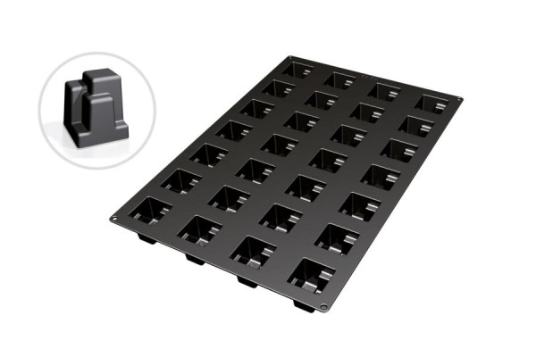Moule à pâtisserie en silicone Schneider Fantasy 15, 40x 60 cm, dimensions 52 x 52 mm, hauteur 60 mm, 115331