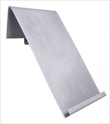 Porte-brochures ADB, adapté à la perforation Euro (10x10mm / 38x38mm), gris, 23189