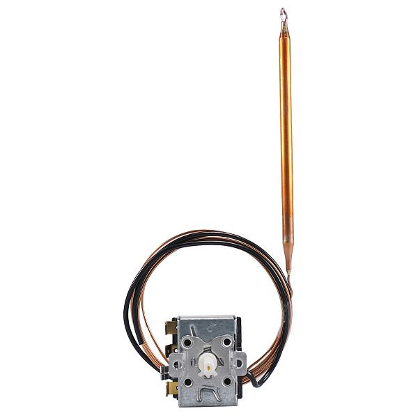 Régulateur de température JUMO avec contact inverseur, 0 à 200°C, capillaire 2000 mm, UE : 5 pièces, 60003220
