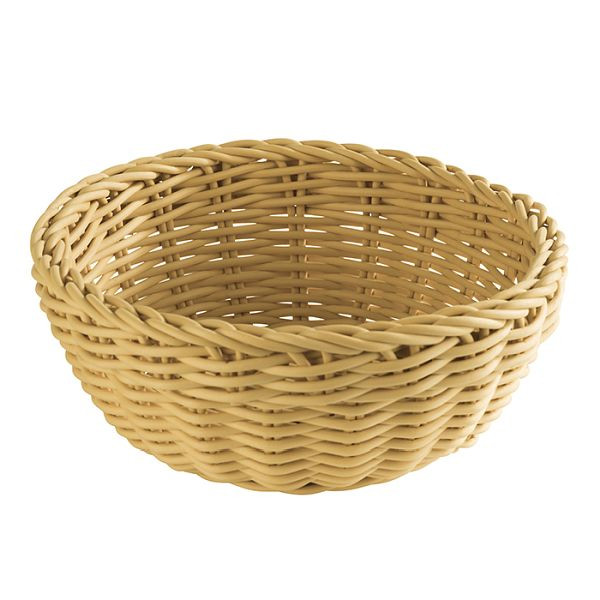 Panier APS, rond, Ø 20 cm, hauteur : 8 cm, polypropylène, beige clair, -PROFI LINE-, 50605