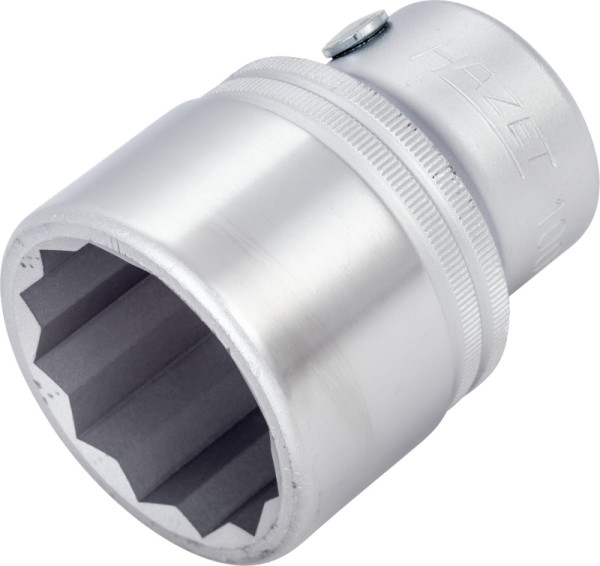Insert de clé à douille Hazet, double hexagonal, carré creux 20 mm (3/4 pouce), profil extérieur double hexagonal, 1.3/8 ", 1000AZ-1.3/8