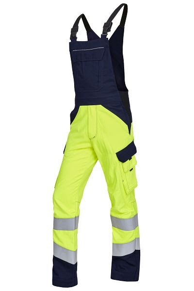 Salopette ROFA 2386 en partie bicouche, taille 23, couleur 354-jaune vif-marine, 4552386-354-23