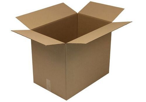 Boîte pliante en carton ondulé TransPak 1 paroi, dimensions intérieures 600 x 400 x 500 mm, qualité 1,30C, paquet de 25, 299310