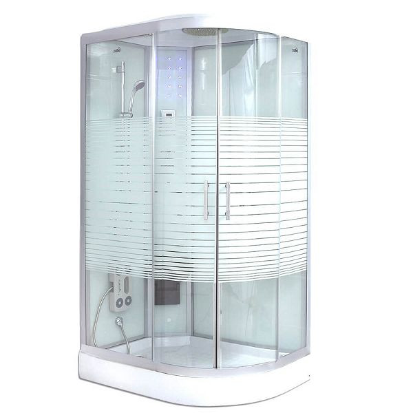 Douche à vapeur HOME DELUXE WHITE PEARL - 120 x 80 cm à droite, 5942