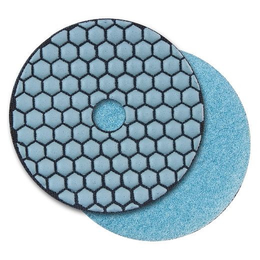 ELMAG DiaProfi tampon de polissage Ø100mm, granulométrie 1500, support Velcro, 62305