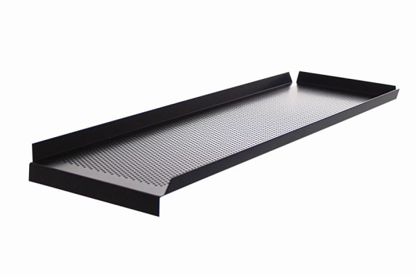 Schneider Snack plateaux de comptoir "noirs", aluminium, revêtement par poudre, 200 x 600 x 20 mm, 154089