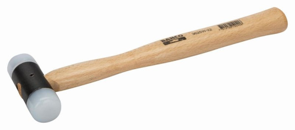 Maillet en caoutchouc Bahco, tête en nylon, 150g, 150mm, tête 22x60mm, 3625W-22