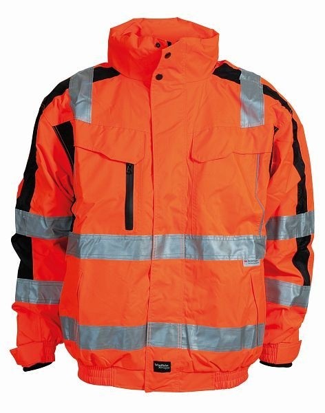 ELKA Visible Xtreme 2-In-1 Pilotenjacke Farbe: Warnorange/Schwarz Größe: M, 086101R033.M