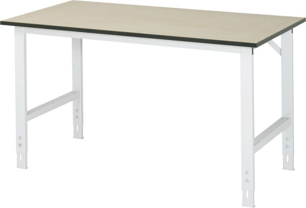 Table de travail série RAU Tom (6030) - réglable en hauteur, panneau MDF, 1500x760-1080x800 mm, 06-625F80-15.12