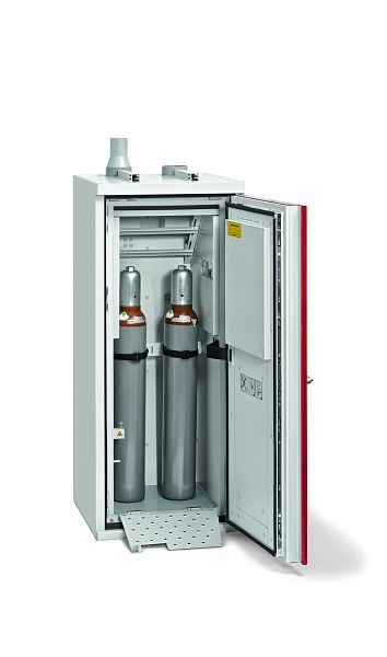 Armoire de sécurité Düperthal pour bouteilles de gaz comprimé, type G90 SUPREME plus S, hauteur 1415 mm, 79-130660-021