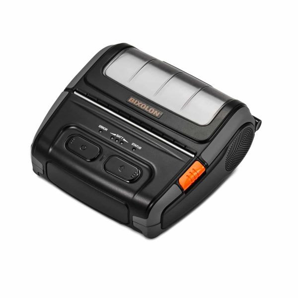 Imprimante mobile de reçus et d'étiquettes Bixolon 4 pouces (104 mm), capteur extra transmissif, SPP-R410K5