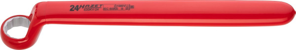 Clé polygonale Hazet, double isolation, profil double hexagone externe, 24 mm, 630KV-24