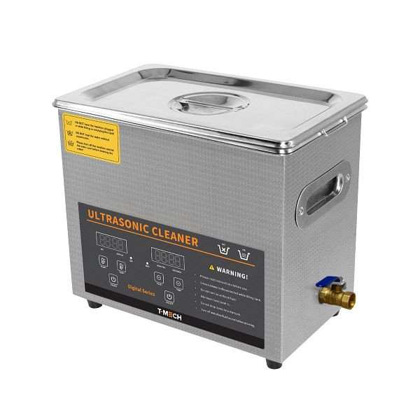 T-Mech Digital 6L Nettoyeur à ultrasons Minuterie de nettoyage en acier Fonction de chauffage Panier, 211416