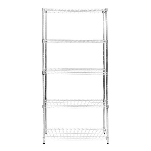 KuKoo étagère métallique 5 niveaux support de rangement en métal multifonctionnel cuisine bureau Garage 211620