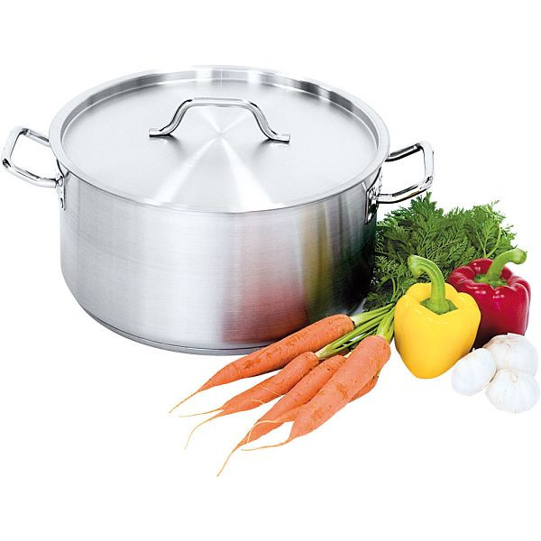 Marmite à soupe Stalgast avec couvercle, Ø 320 mm, hauteur 160 mm, 12,9 litres, KG0103320