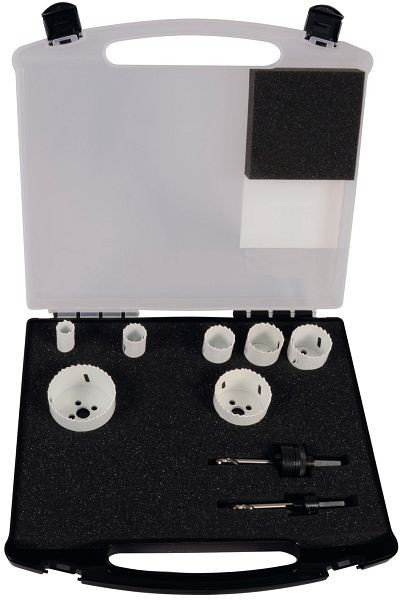 Valise de scie cloche Projahn BiMetall "Sanitaire" 9 pièces, 68904
