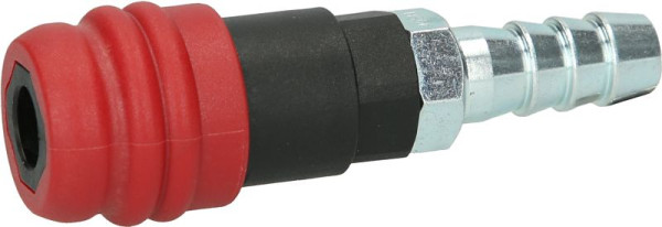 KS Tools Raccord de sécurité pour air comprimé à 2 étages avec embout de tuyau, 14,5 mm, 999.9098