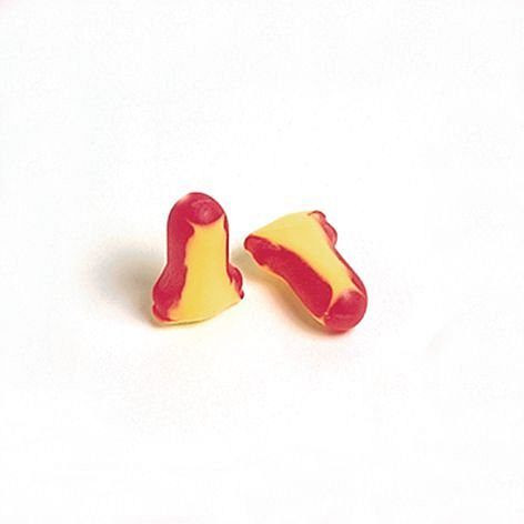 Bouchons d'oreille DENIOS LL 1 sans bandeau, SNR 35, taille. Universel, rouge/jaune, UE : 200 paires, 149-256