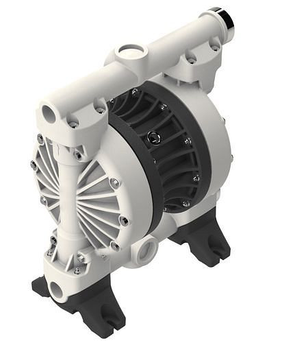 Pompe à air comprimé à double membrane DENIOS, 2'', en PP / PTFE, 287-074