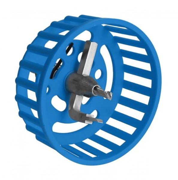 Perceuse pour trous de carrelage TECTOOL, y compris cage de protection, Ø 30-80mm, 18123