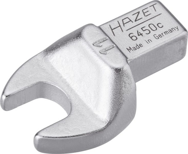 Clé à fourche insérable Hazet, carré insérable 9 x 12 mm, profil hexagonal extérieur, 11 mm, 6450C-11
