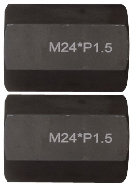 KS Tools jeu d'adaptateurs de filetage M24x1,5x65mm, 2 pièces, 460.1777