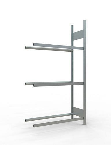 Rack à pneus Schulte, champ supplémentaire, 3 niveaux de rangement, largeur du compartiment 1050 mm, 1056 x 436 x 2000 mm, 278836