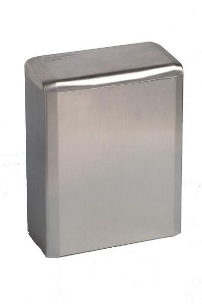 All Care Mediclinics Poubelle d'hygiène fermée 6 litres en acier inoxydable, 11092