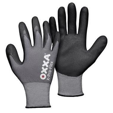 Gant OXXA X-Pro-Flex 51-290, noir / gris, UE : 12 paires, taille : 10, 15129010