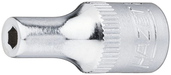 Embout pour clé à douille Hazet, hexagonal, carré creux 6,3 mm (1/4 pouce), profil de traction hexagonal externe, 3 mm, 850-3