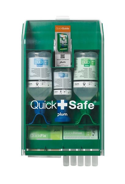 Plum QuickSafe Box Chemical Industry - pour le rinçage des yeux dans les accidents impliquant des acides et des alcalis, 5171