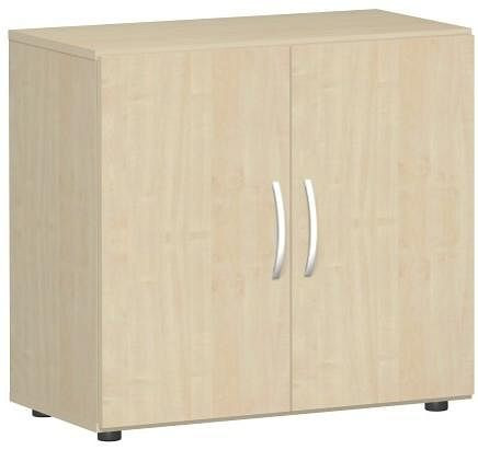 armoire à portes battantes geramöbel avec pieds, amortisseur de porte inclus, non verrouillable, 800x420x752, érable/érable, S-382100-AA