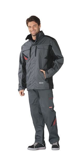 Veste d'hiver Planam Highline, ardoise/noir/rouge, taille 5XL, 2302072