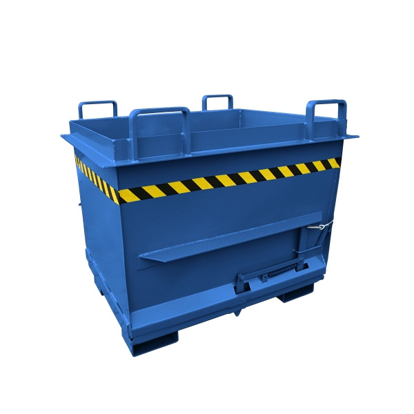 Conteneur à fond pliant Eichinger industrie au design conique, 1000 kg, 500 litres bleu gentiane, 20330800000097