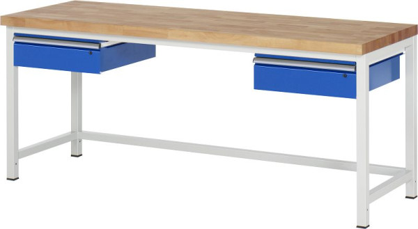 Etabli RAU série 8000 - modèle 8002A1, L2000 x P700 x H840-1040 mm, 03-8002A1-207B4H.11