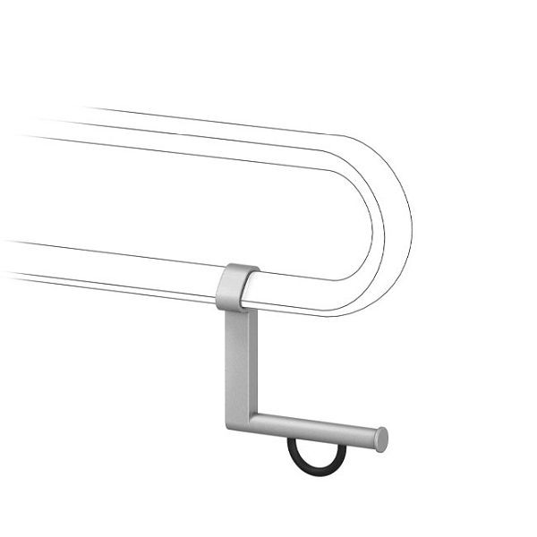 KEMMLIT Cavere porte-rouleau de papier 110, argent, qualité supérieure, 251.448