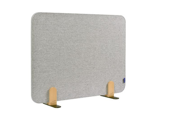 Cloison de table acoustique Legamaster ELEMENTS 60x80cm calme gris avec 2 supports, 7-209830